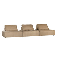 Maui Modular Sofa Aniline Leather Cashew