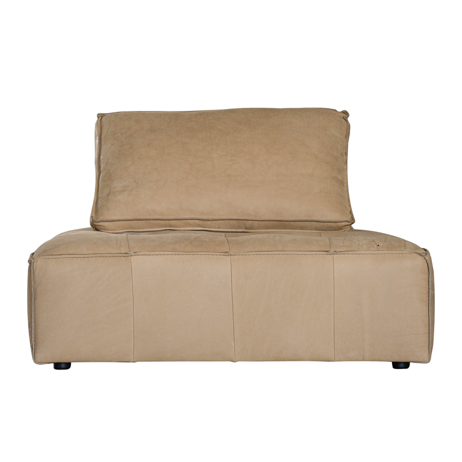 Maui Modular Sofa Aniline Leather Cashew