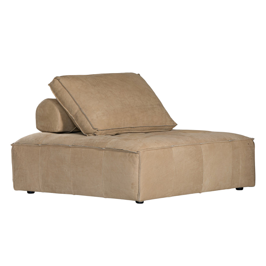 Maui Modular Sofa Aniline Leather Cashew