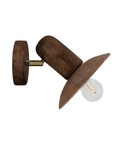 Naya Sculptural Composite Wall Sconce | Dark Roast
