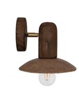 Naya Sculptural Composite Wall Sconce | Dark Roast