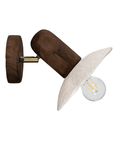 Naya Sculptural Composite Sconce | Light Roast