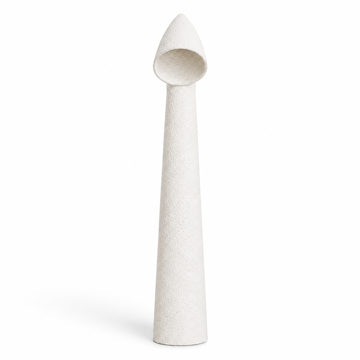 Nhara Sculptural Composite Floor Light | Light Roast