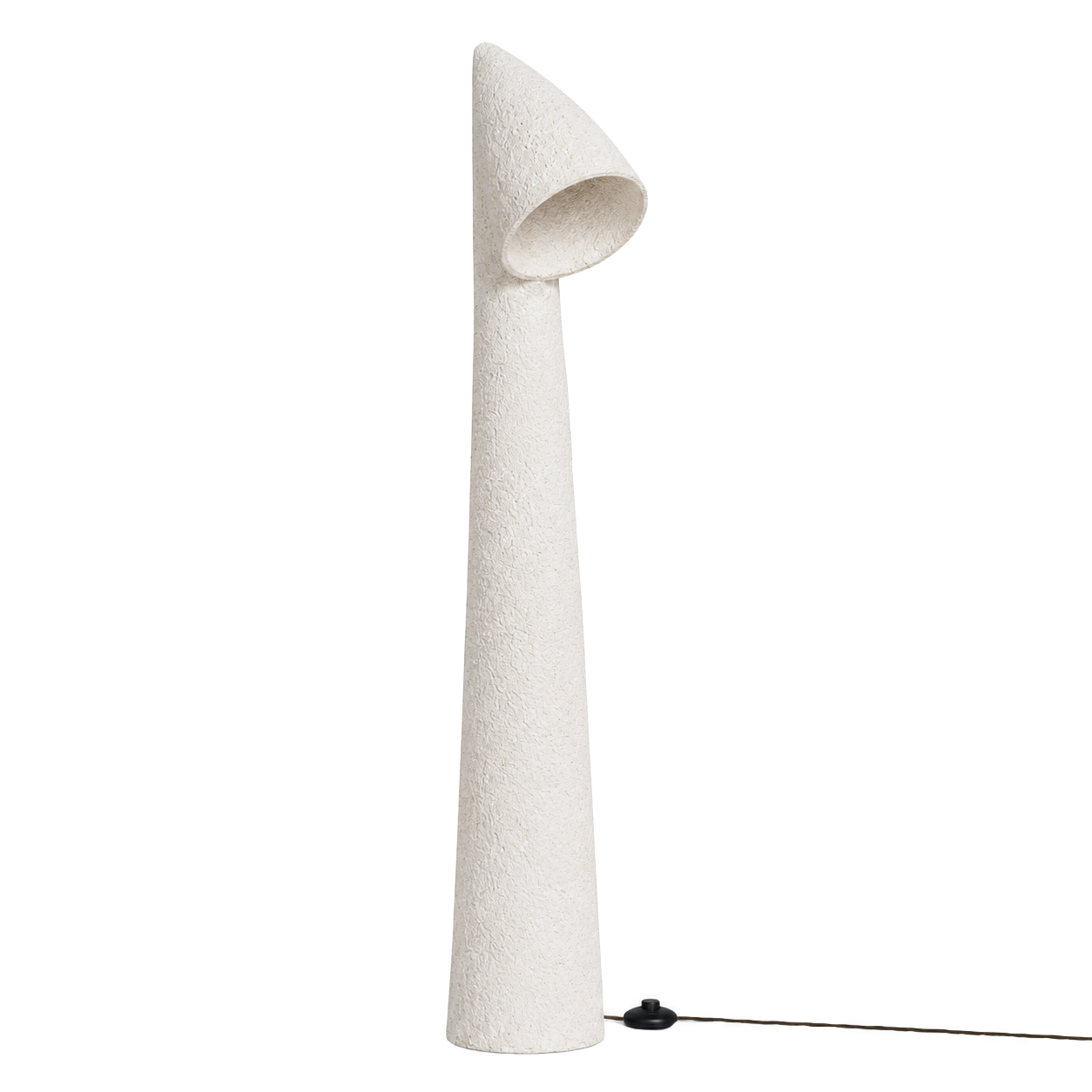 Nhara Sculptural Composite Floor Light | Light Roast