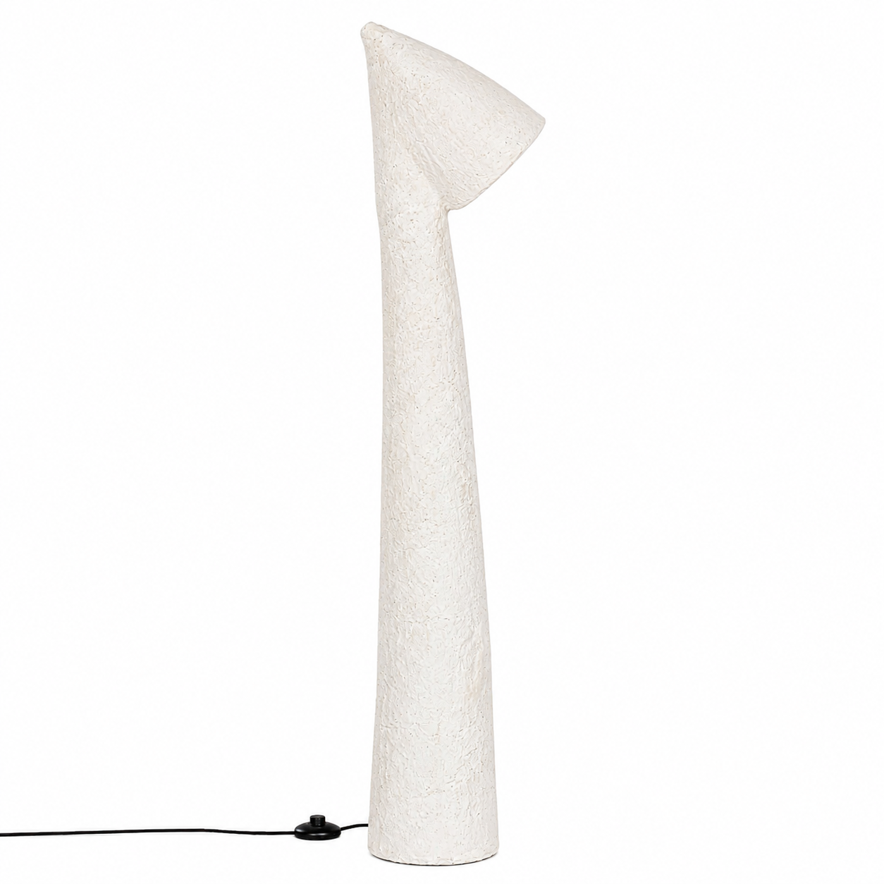 Nhara Sculptural Composite Floor Light | Light Roast