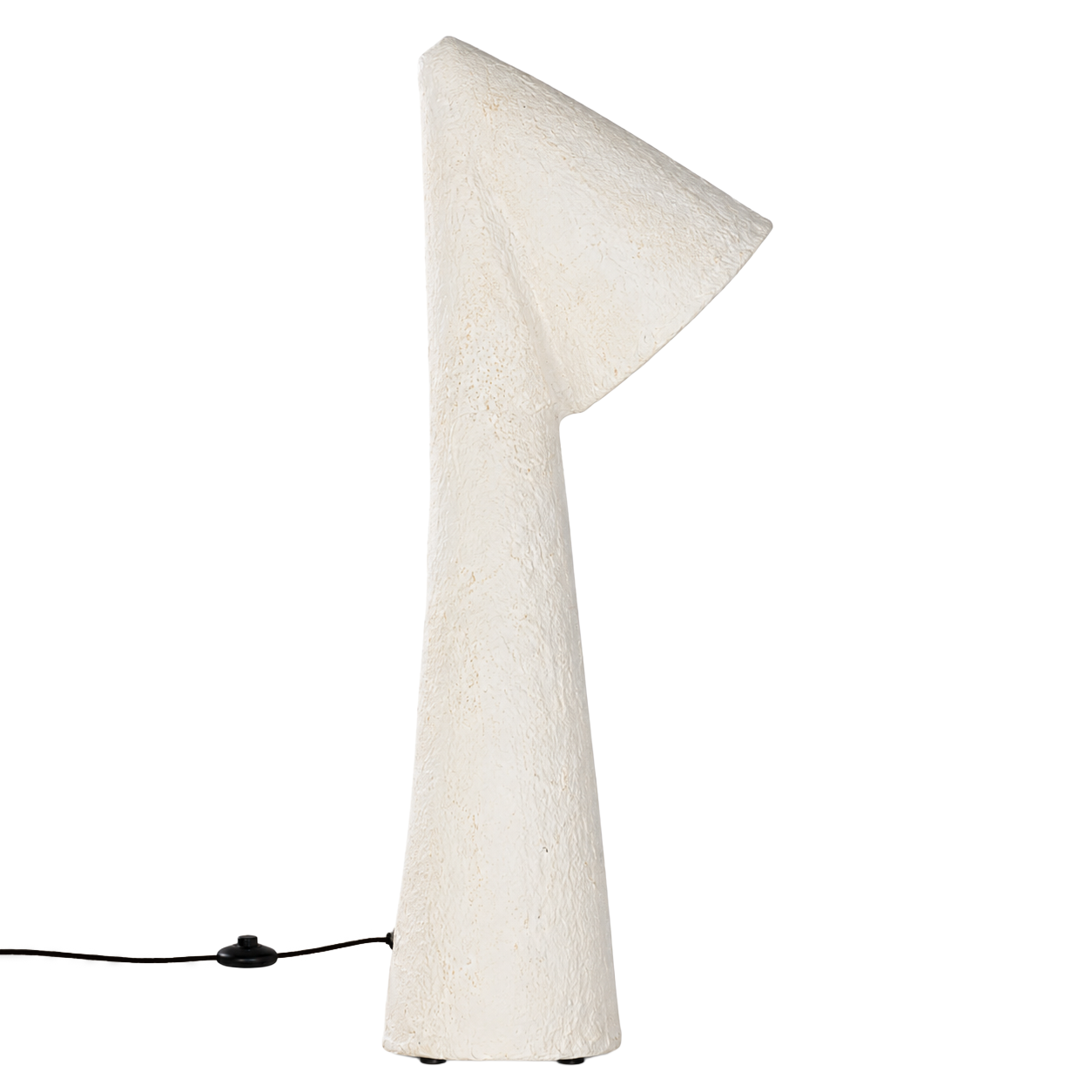 Nhara Sculptural Composite Table Lamp | Light Roast