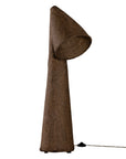 Nhara Sculptural Composite Table Lamp | Dark Roast