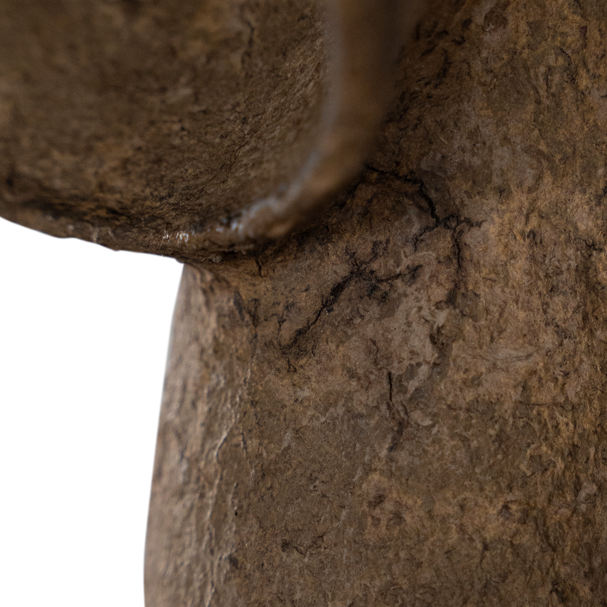 Nhara Nhara Sculptural Composite Floor Light | Dark Roast