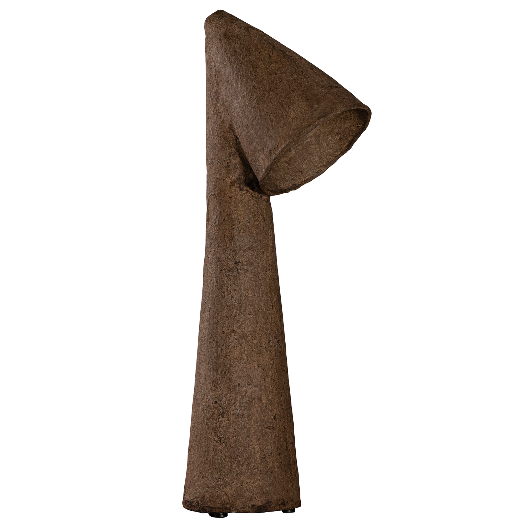 Nhara Sculptural Composite Table Lamp | Dark Roast