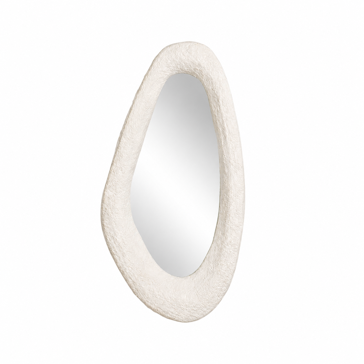 Nhila Sculptural Composite Mirror | Light Roast