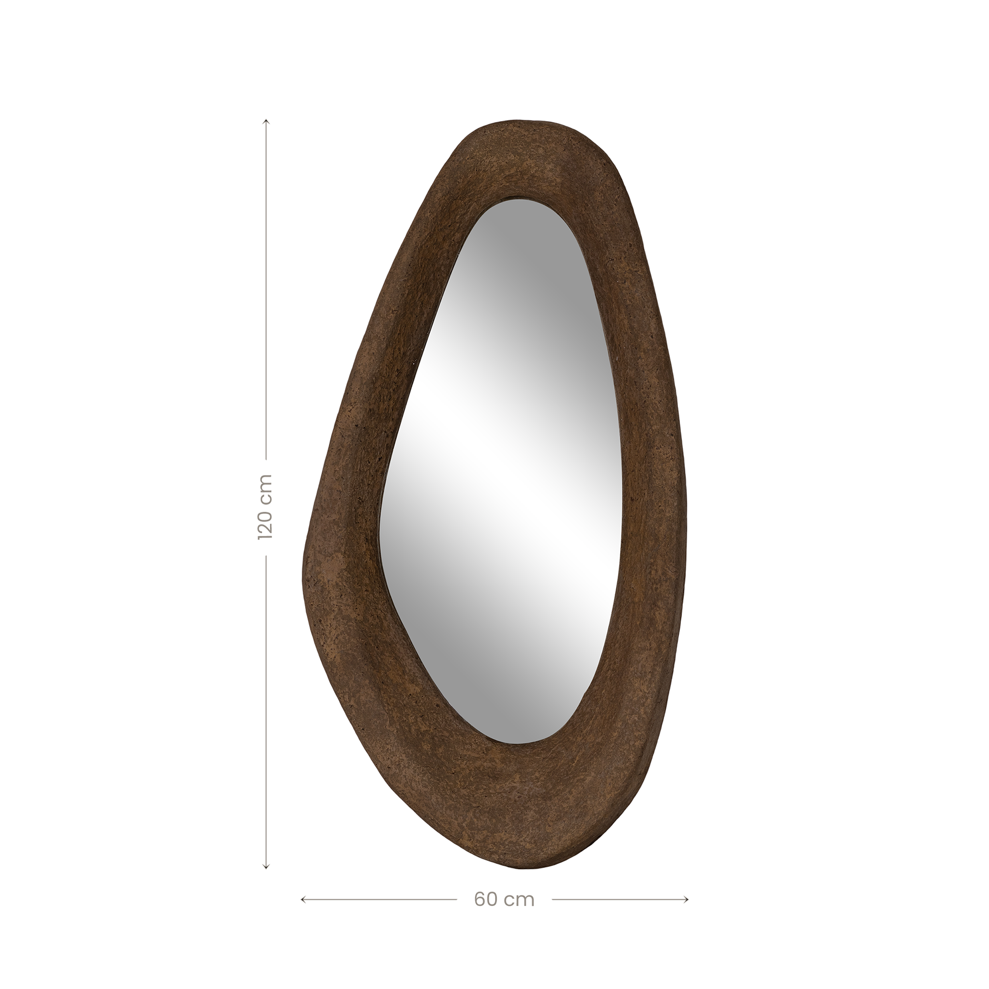 Nhila Sculptural Composite Mirror