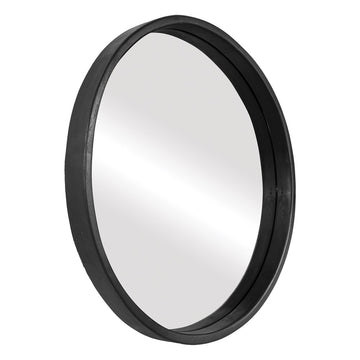 Niyaama Round Mirror | Black Uniqwa Collections