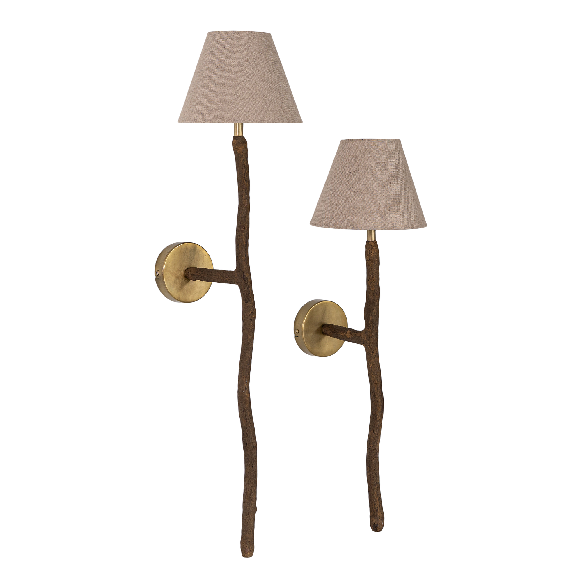 Nuuri Sculptural Composite Pendant Sconce | Dark Roast