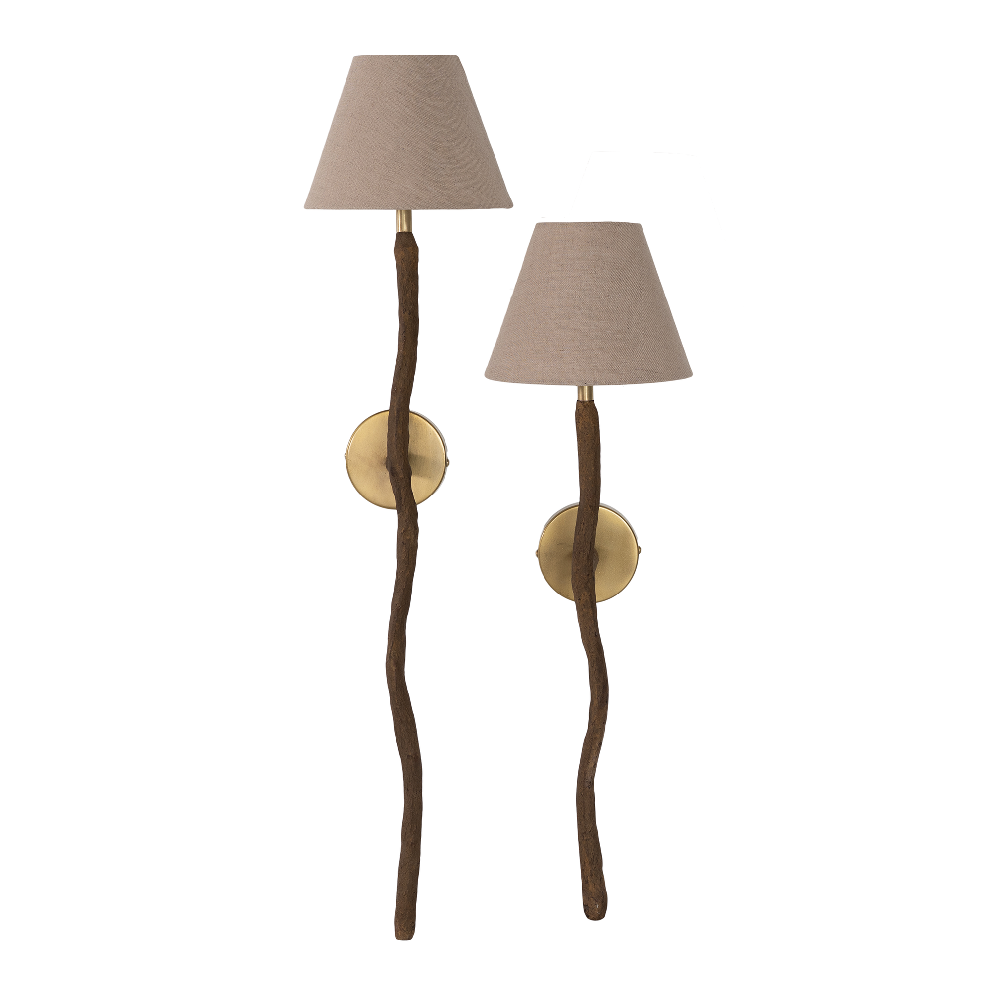 Nuuri Sculptural Composite Pendant Sconce | Dark Roast