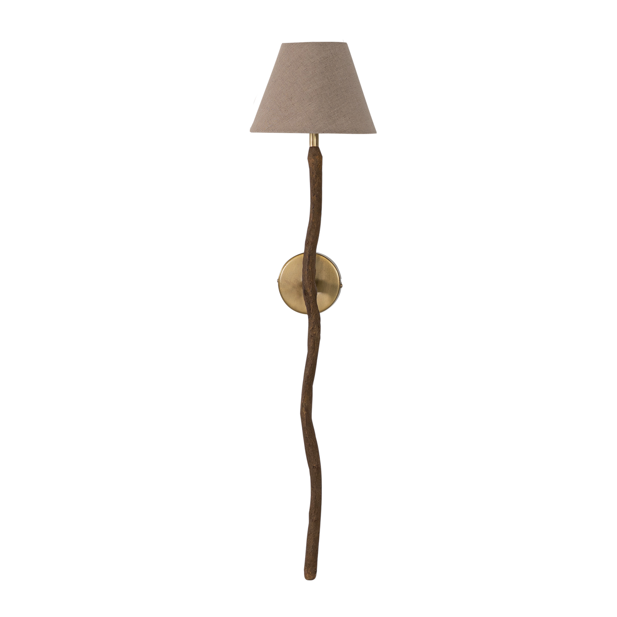 Nuuri Sculptural Composite Pendant Sconce | Dark Roast