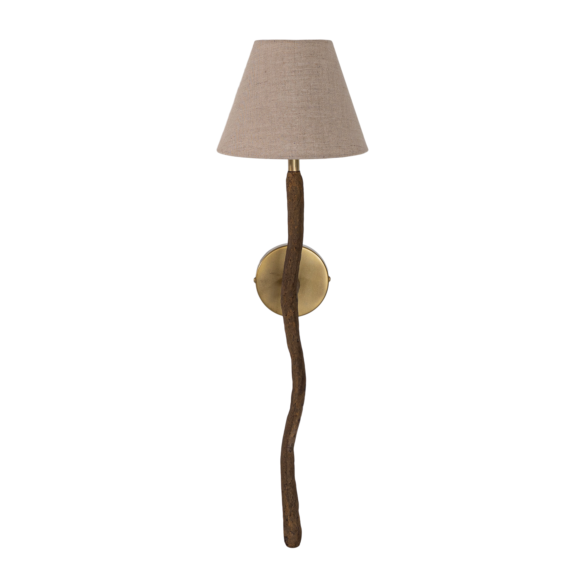 Nuuri Sculptural Composite Pendant Sconce | Dark Roast