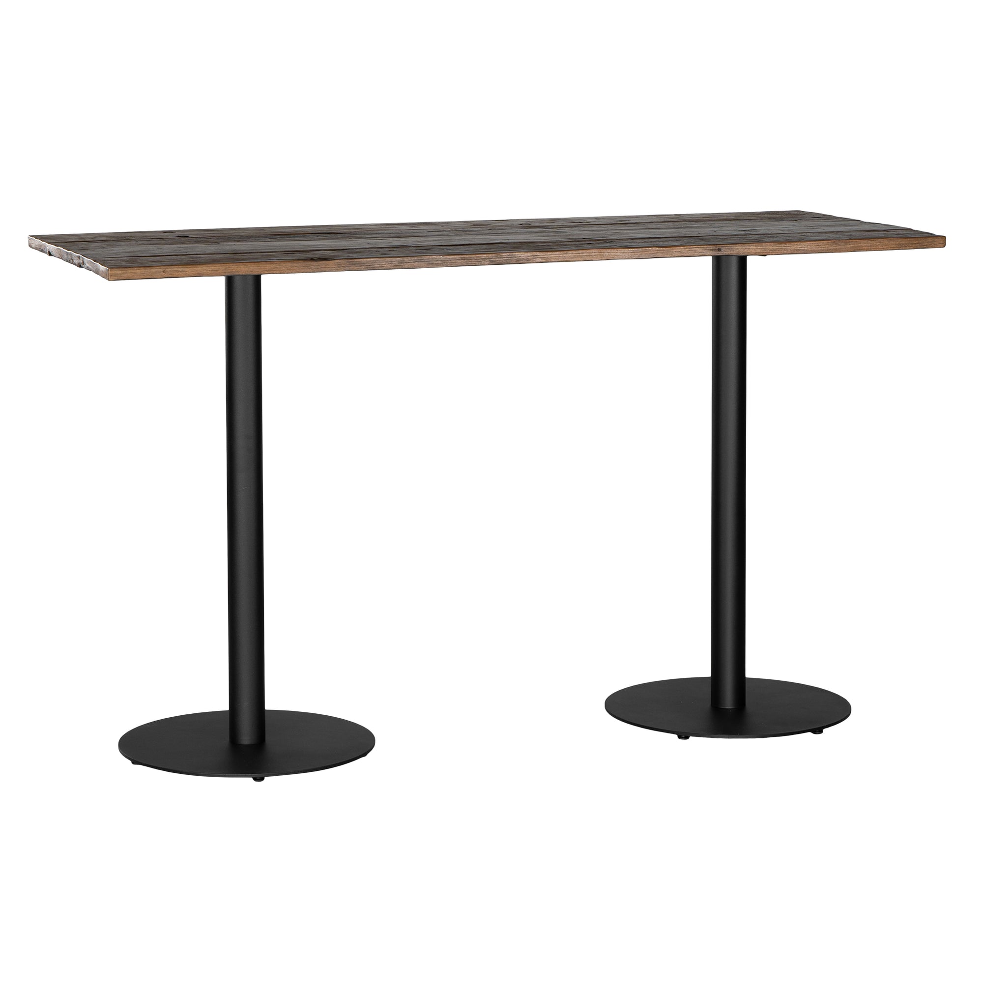 Palm Beach Bar Table 1.8m Rectangular Bar Table Top Black Uniqwa Collections