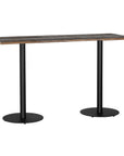Palm Beach Bar Table 1.8m Rectangular Bar Table Top Black Uniqwa Collections