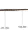 Palm Beach Bar Table 1.8m Rectangular Bar Table Top White Uniqwa Collections