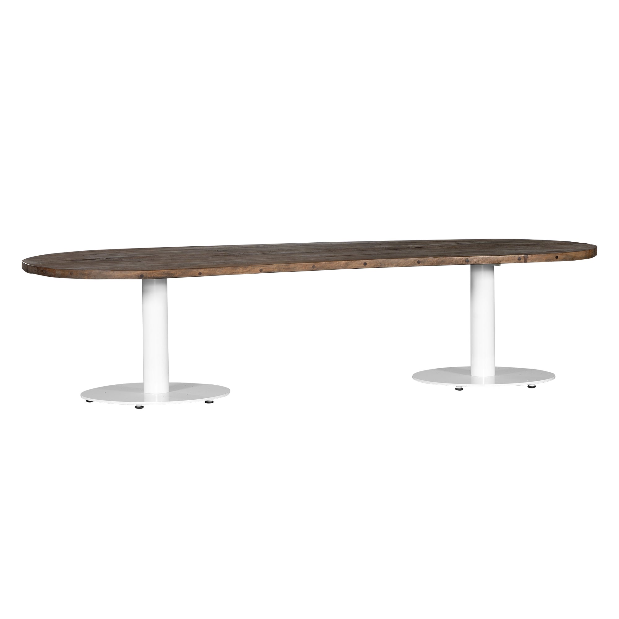 Palm Beach Coffee Table 1.8m Oval Coffee Table Top White Uniqwa Collections