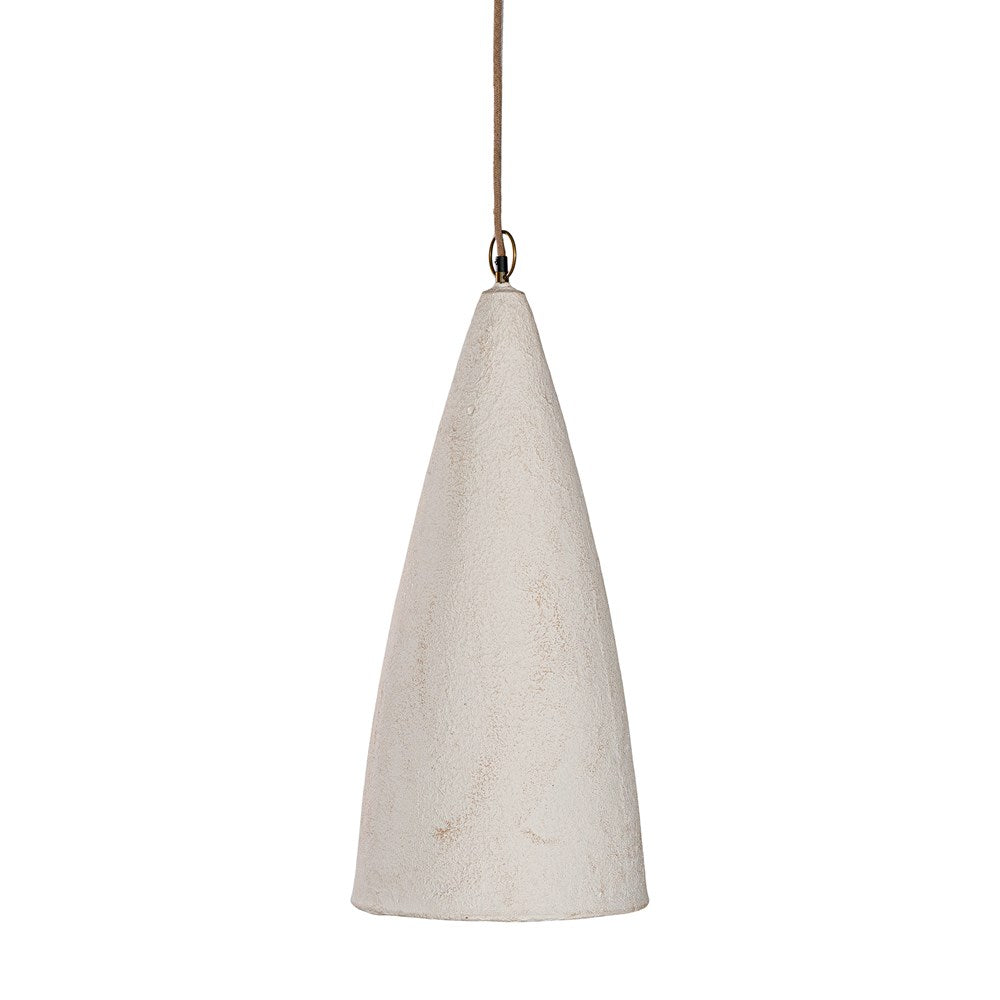 Senah Sculptural Composite Pendant Light | Light Roast