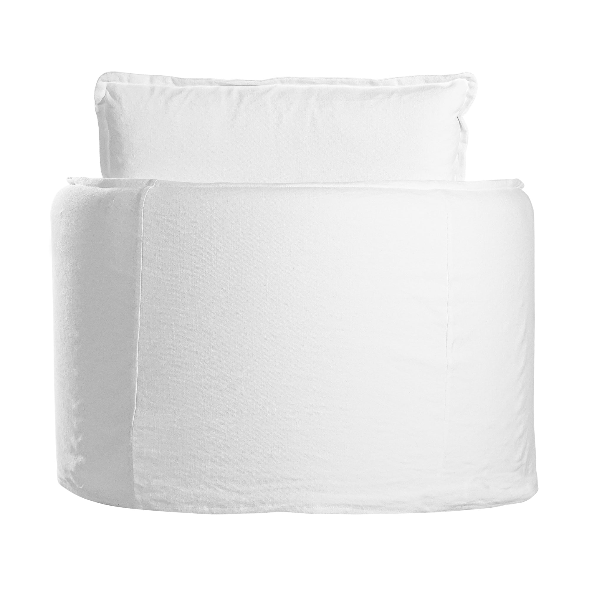 Sabora Swivel Chair | White Uniqwa Collections