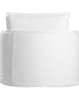 Sabora Swivel Chair | White Uniqwa Collections