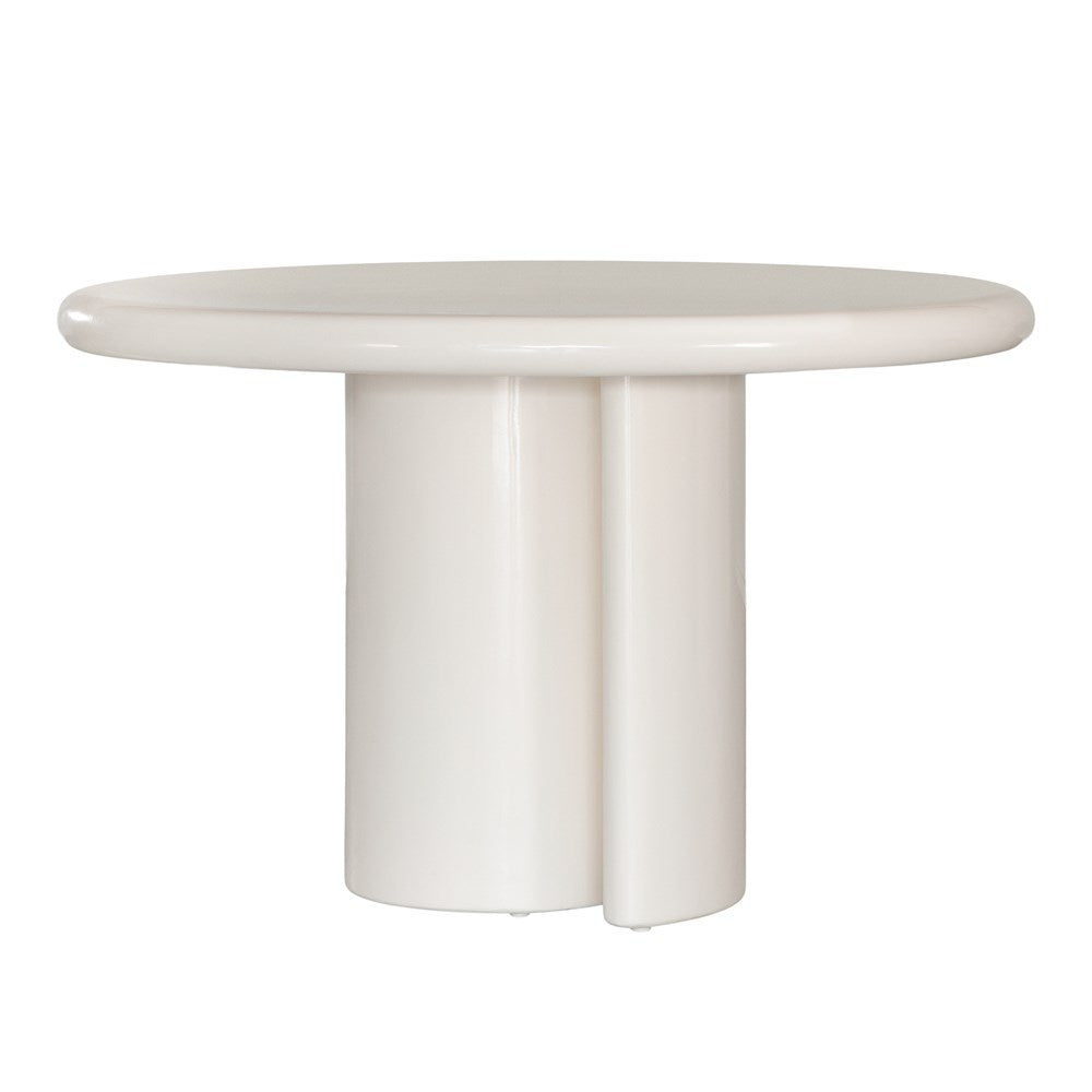 Salalah Dining Table 1.2m | High Gloss Vanilla