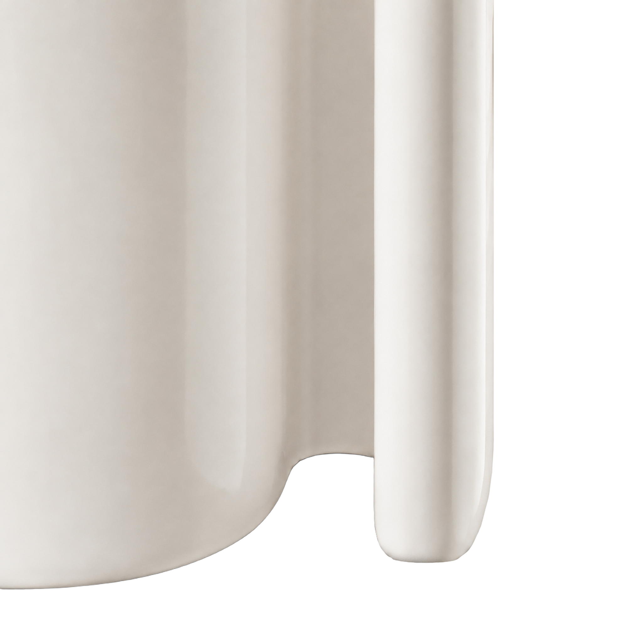Salalah Dining Table 1.2m | High Gloss Vanilla