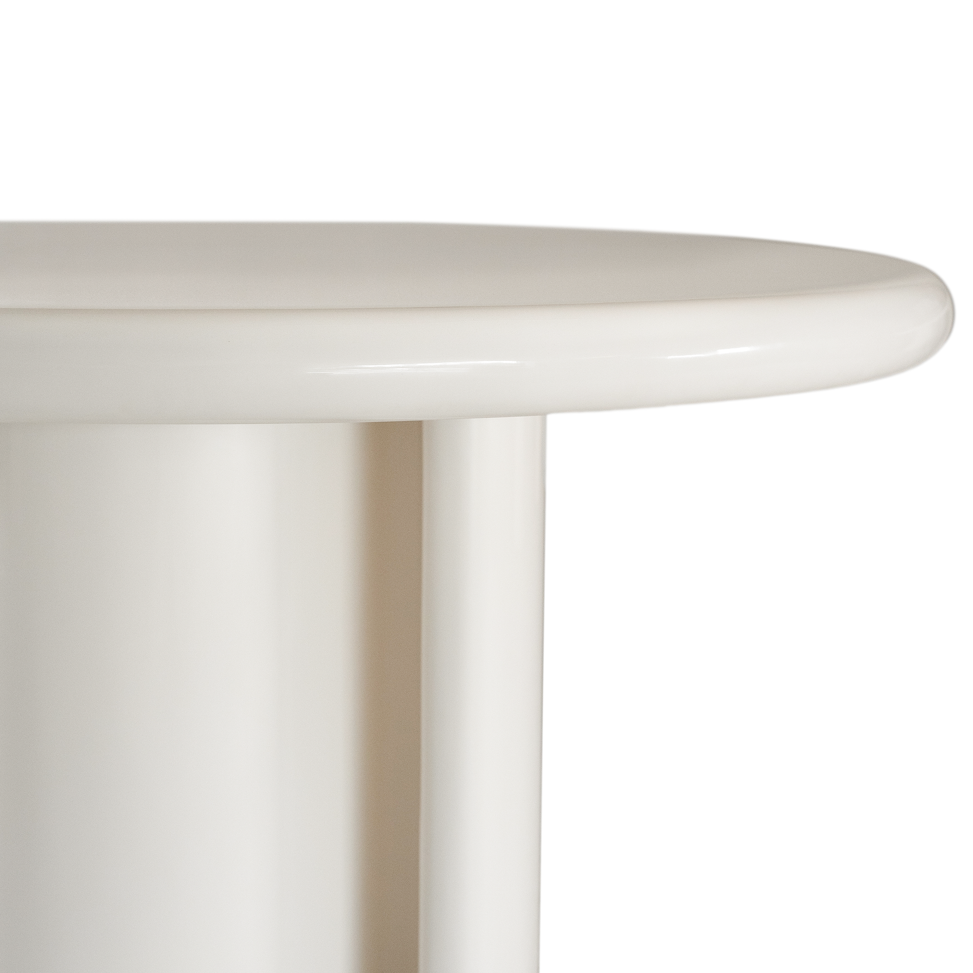 Salalah Dining Table 1.2m | High Gloss Vanilla