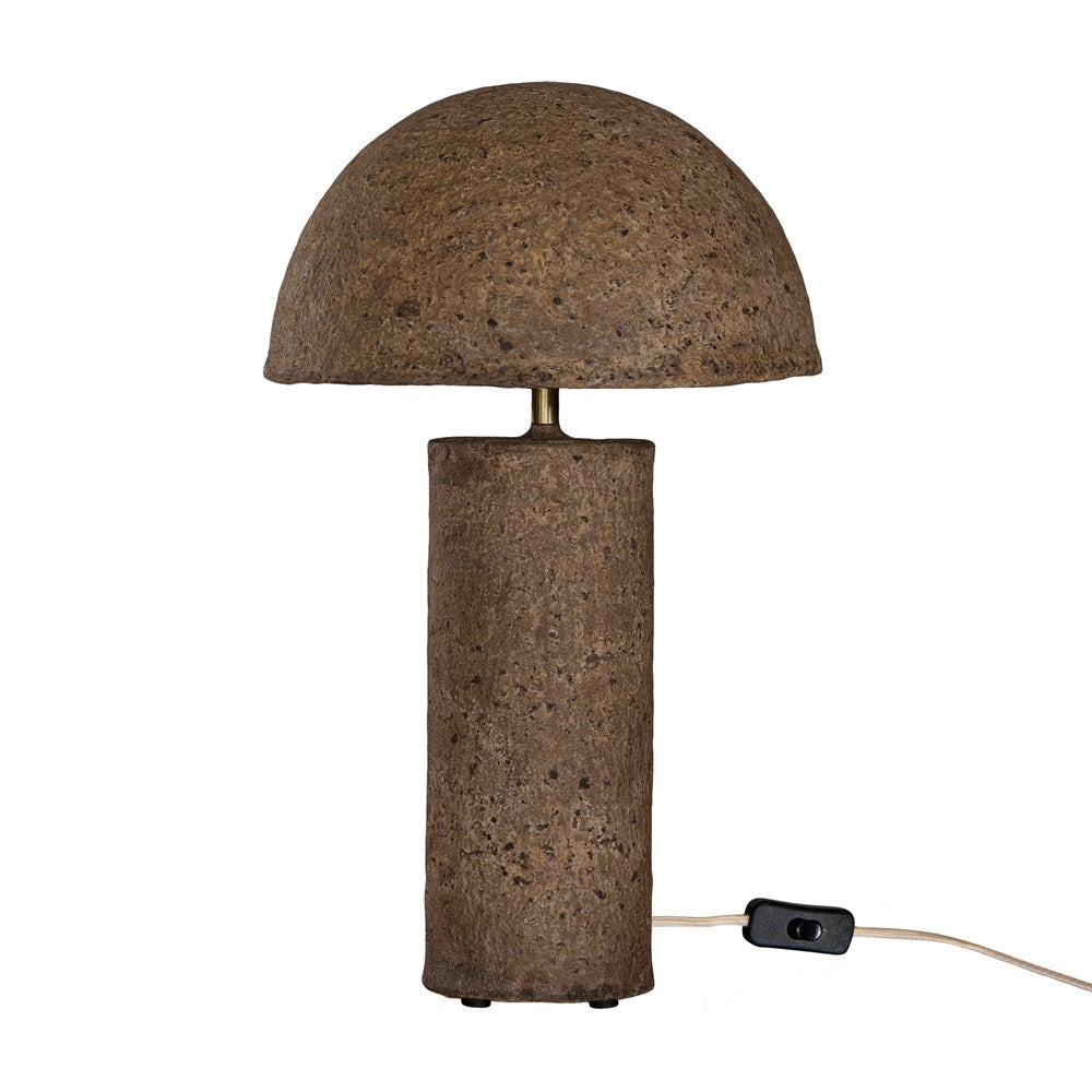 Samrah Sculptural Composite Table Lamp | Large | Dark Roast