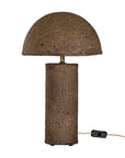 Samrah Sculptural Composite Table Lamp | Large | Dark Roast