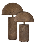 Samrah Sculptural Composite Table Lamp | Large | Dark Roast