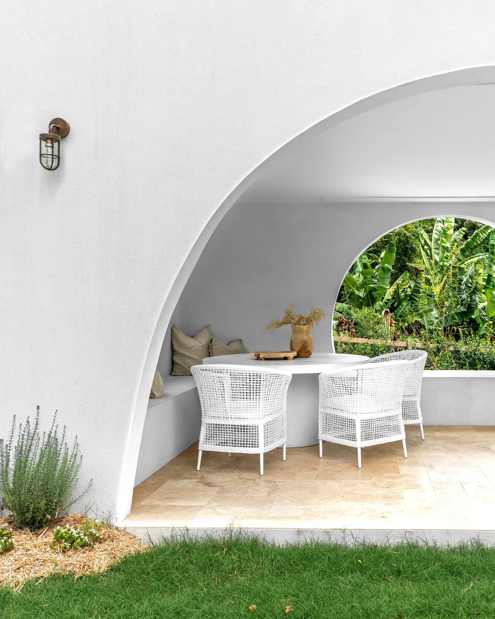 Sanctuary Outdoor Dining Chair | White Uniqwa Collections