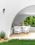 Sanctuary Outdoor Dining Chair | White Uniqwa Collections