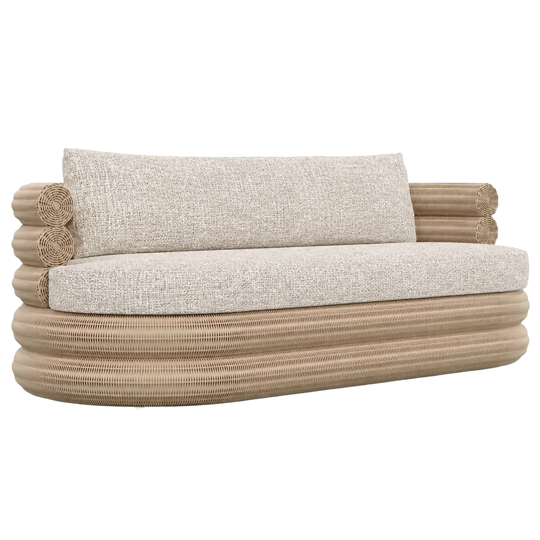 Satori Outdoor Three Seater Sofa | Natural