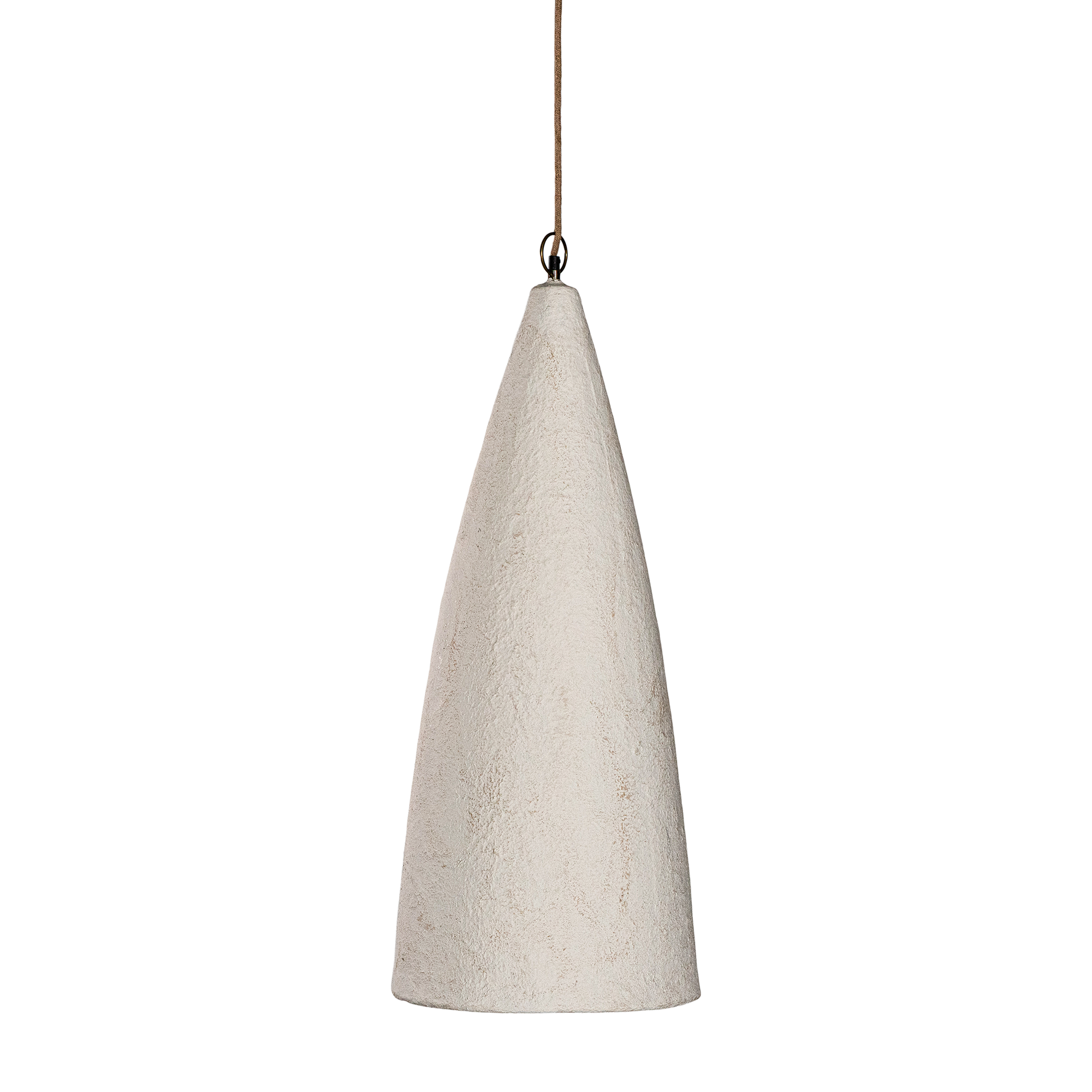 Senah Sculptural Composite Pendant Light | Light Roast