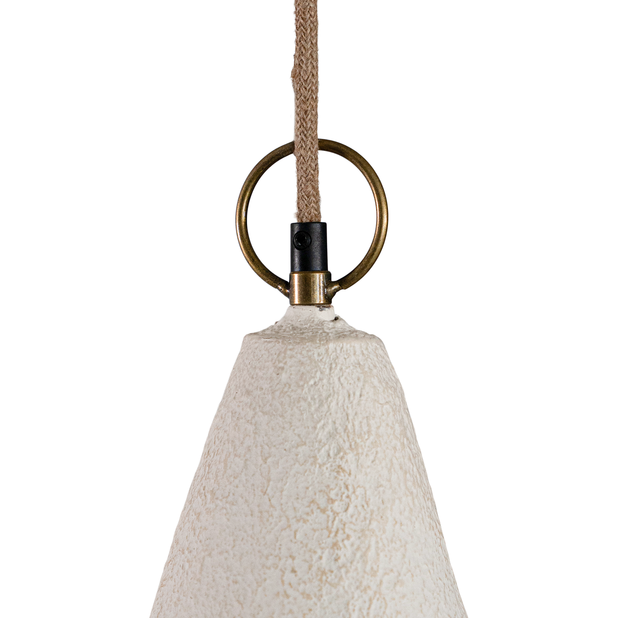Senah Sculptural Composite Pendant Light | Light Roast