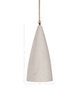 Senah Sculptural Composite Pendant Light | Light Roast