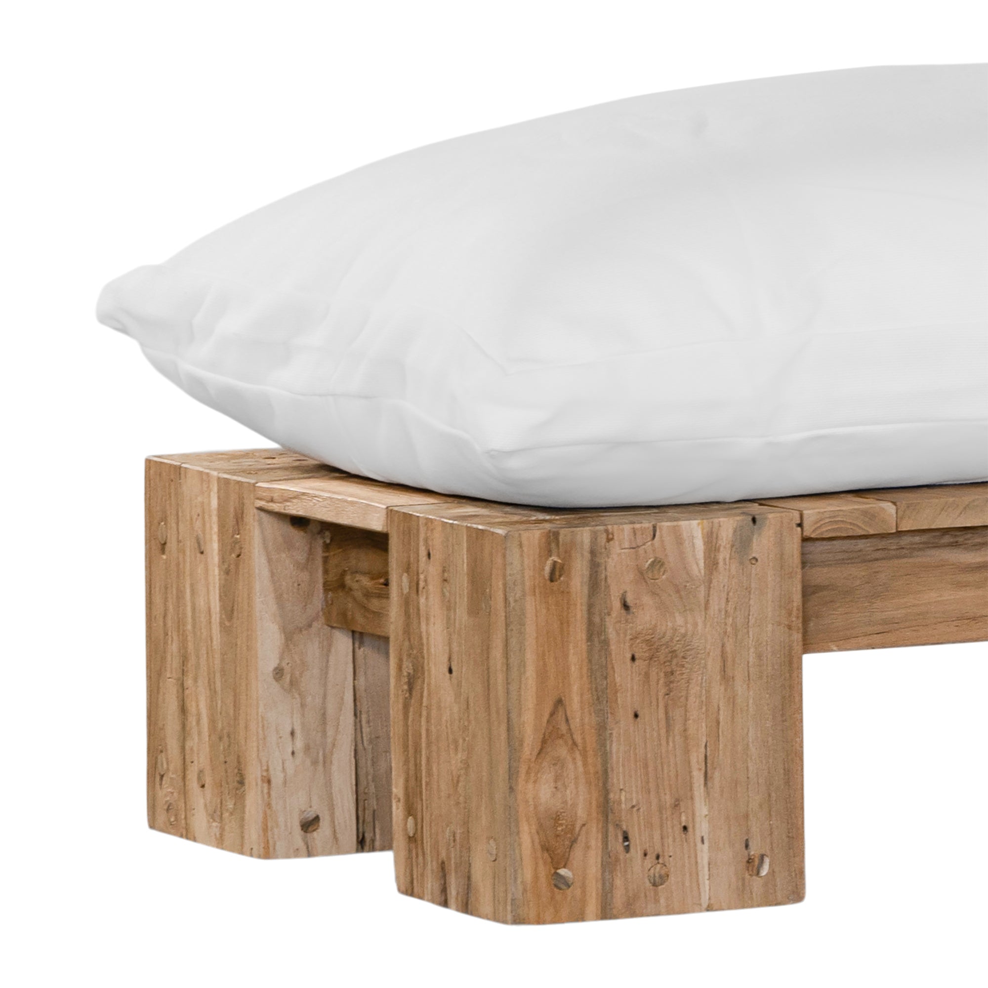 Simbah Bench Cover | Luxury White Uniqwa x Lauren Eloise