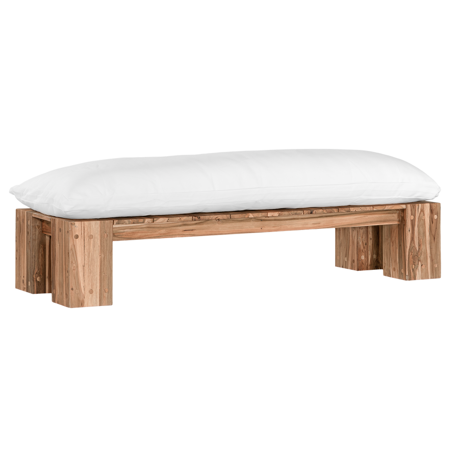 Simbah Bench Cover | Luxury White