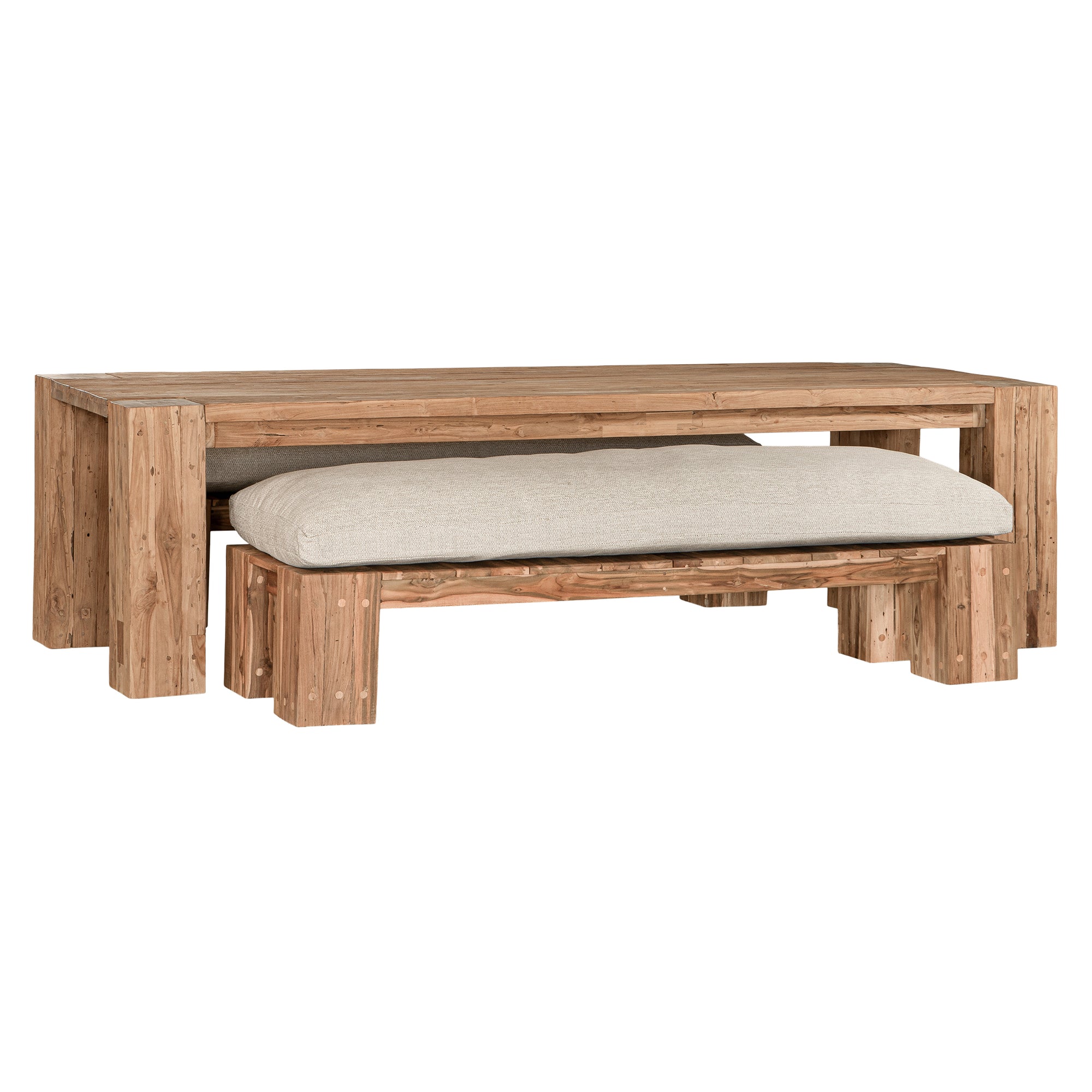 Simbah Bench Dining | Luxury Natural Uniqwa x Lauren Eloise