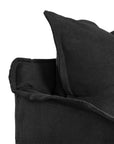 Singita Slipcover | Three Seater | Nia Stitching Black Uniqwa Collections
