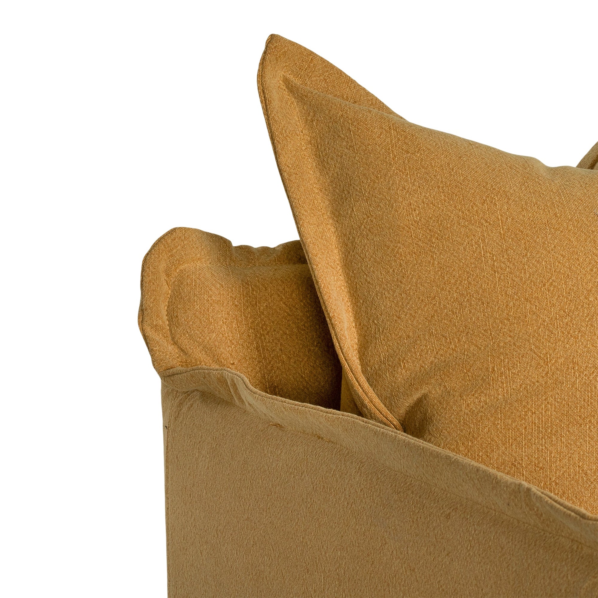 Singita Slipcover | Three Seater | Nia Stitching Ochre Uniqwa Collections