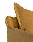 Singita Slipcover | Three Seater | Nia Stitching Ochre Uniqwa Collections