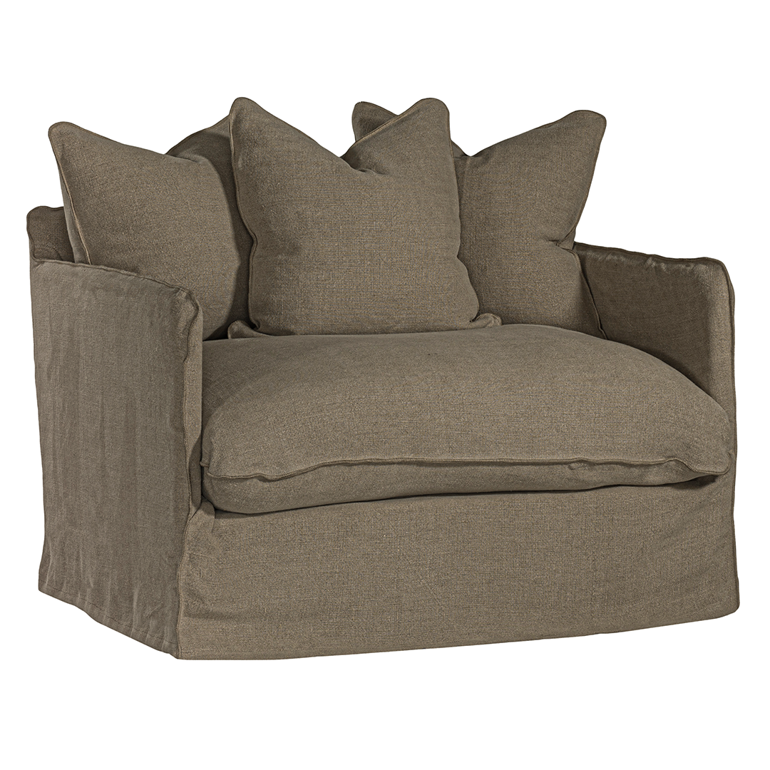 Singita Sofa | One Seater Bark Uniqwa Collections