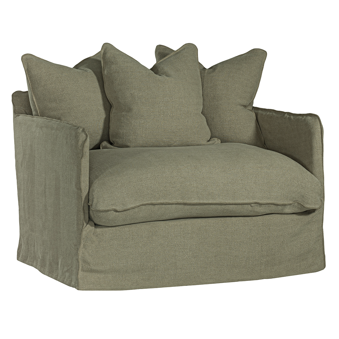 Singita Sofa | One Seater Bay Leaf Uniqwa Collections