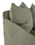 Singita Sofa | One Seater Bay Leaf Classic Stitching Uniqwa Collections