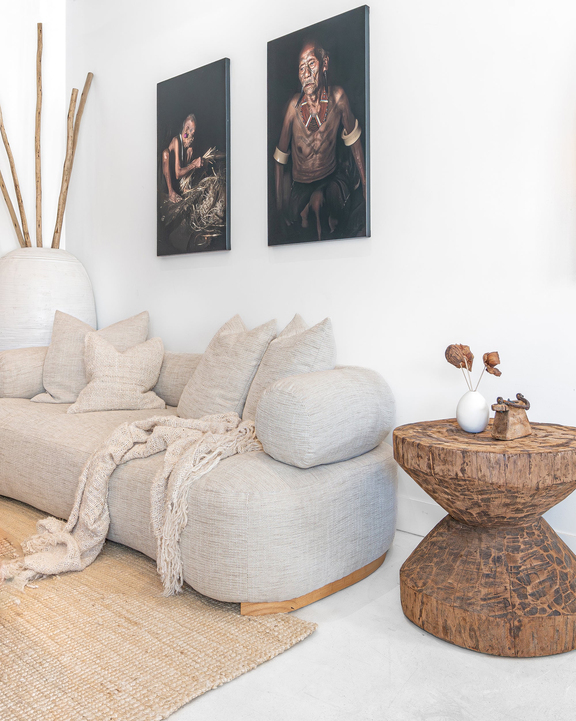 Soneva Sofa | Three Seater | Natural Uniqwa Collections