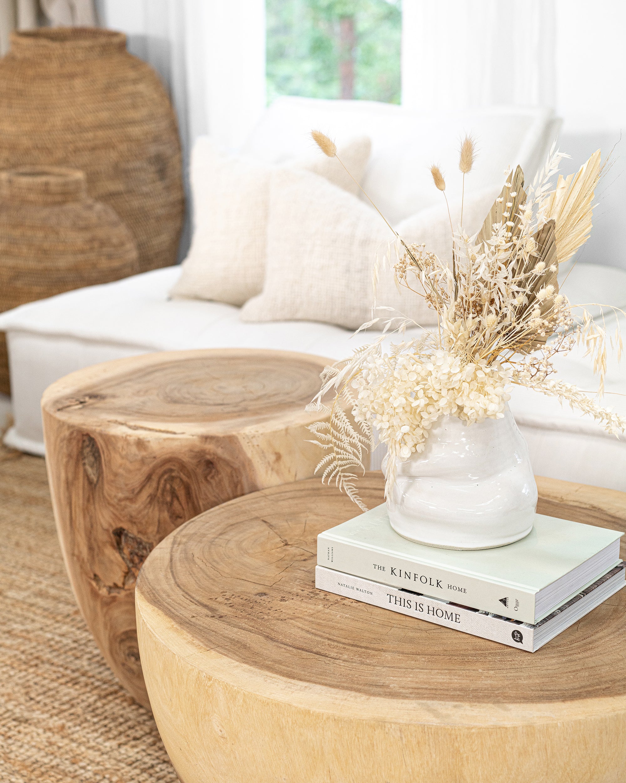 Stomp Side Table | Natural Uniqwa Collections